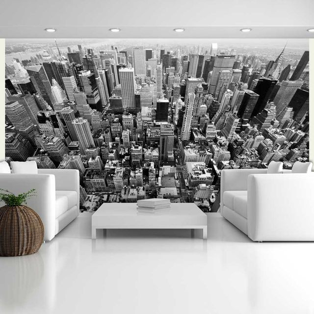 Fototapet - USA, New York: black and white