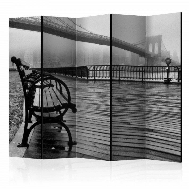 Paravan - A Foggy Day on the Brooklyn Bridge II [Room Dividers]