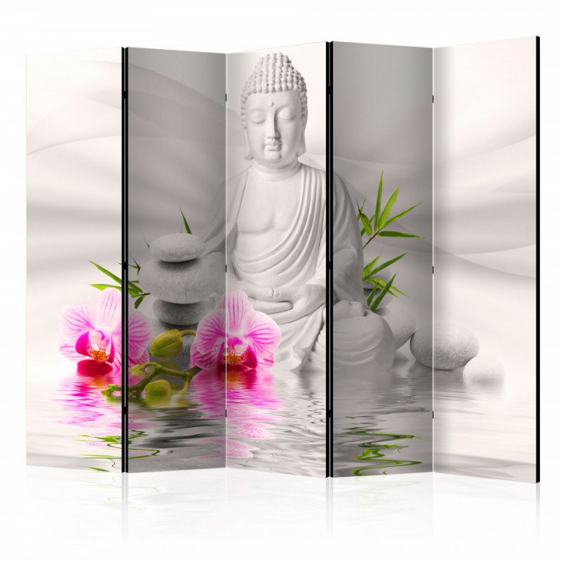Paravan - Buddha and Orchids II [Room Dividers]