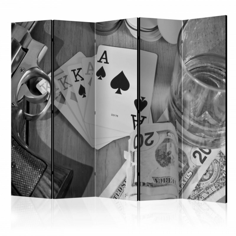 Paravan - Cards: black and white II [Room Dividers]