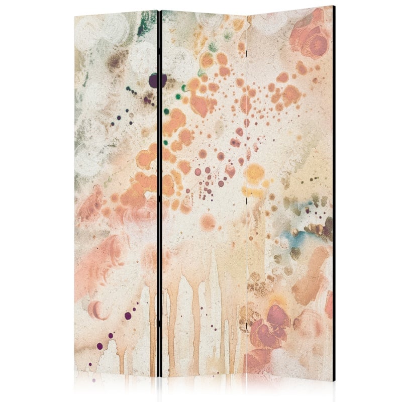 Paravan - Coloured Dots - pastel spots creating an abstract composition