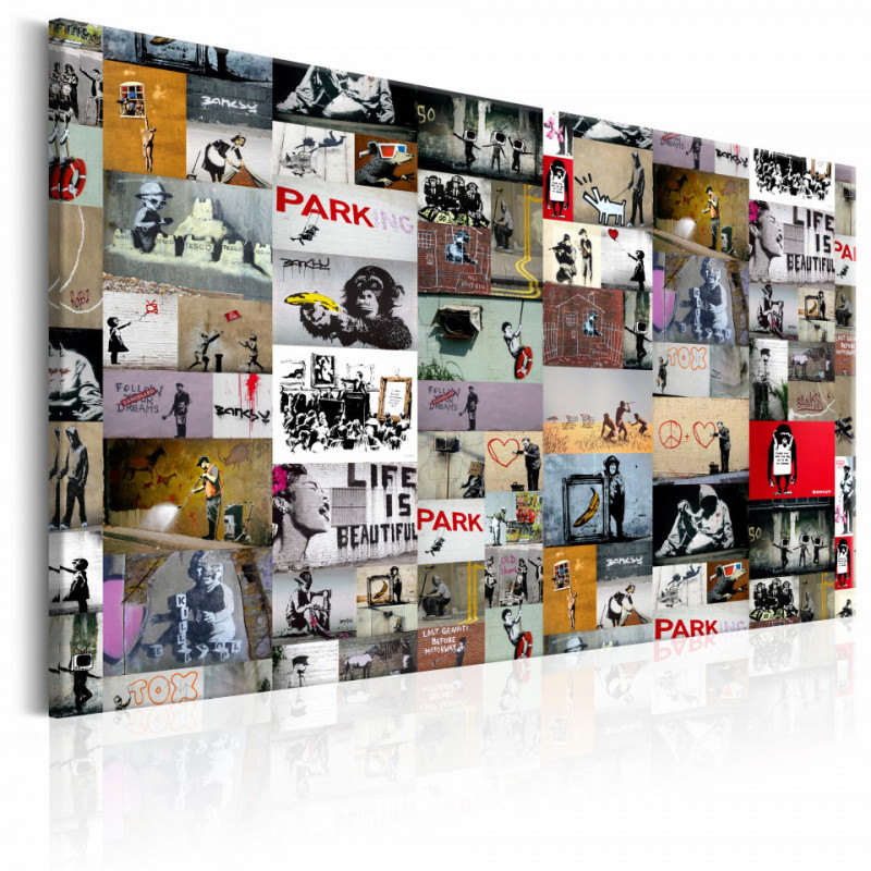 Tablou - Art of Collage: Banksy