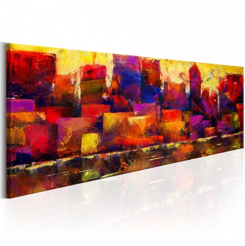 Tablou - Colourful City Skyline