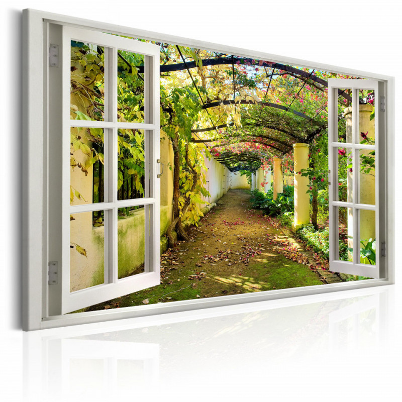 Tablou - Window: View on Pergola