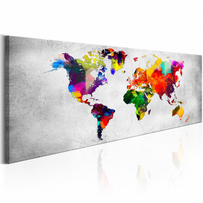 Tablou - World Map: Coloured Revolution