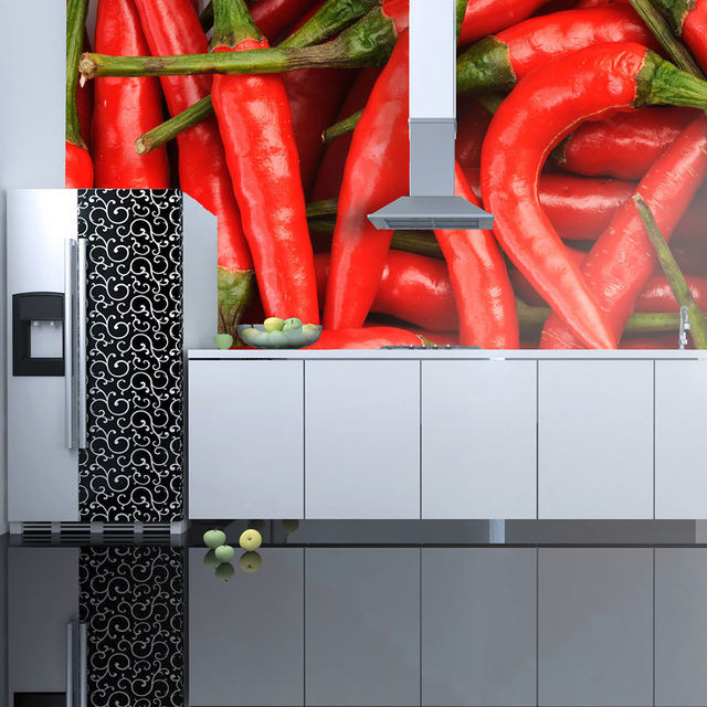 Fototapet - chili pepper - background