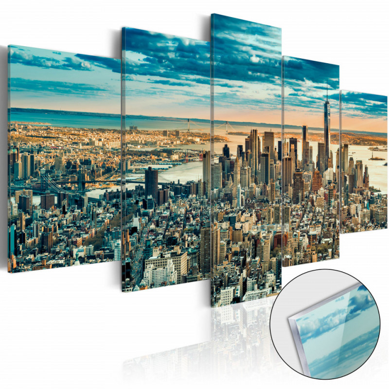 Imagine pe sticlă acrilică - NY: Dream City [Glass]