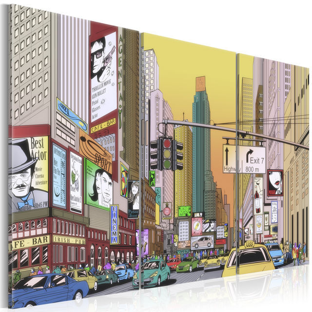 Tablou - Cartoon city