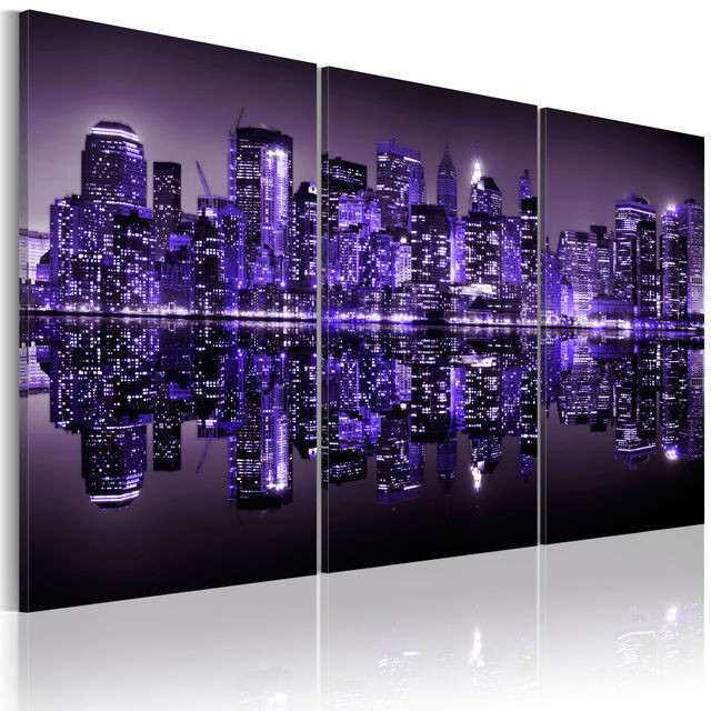 Tablou - Electrifying violet Manhattan
