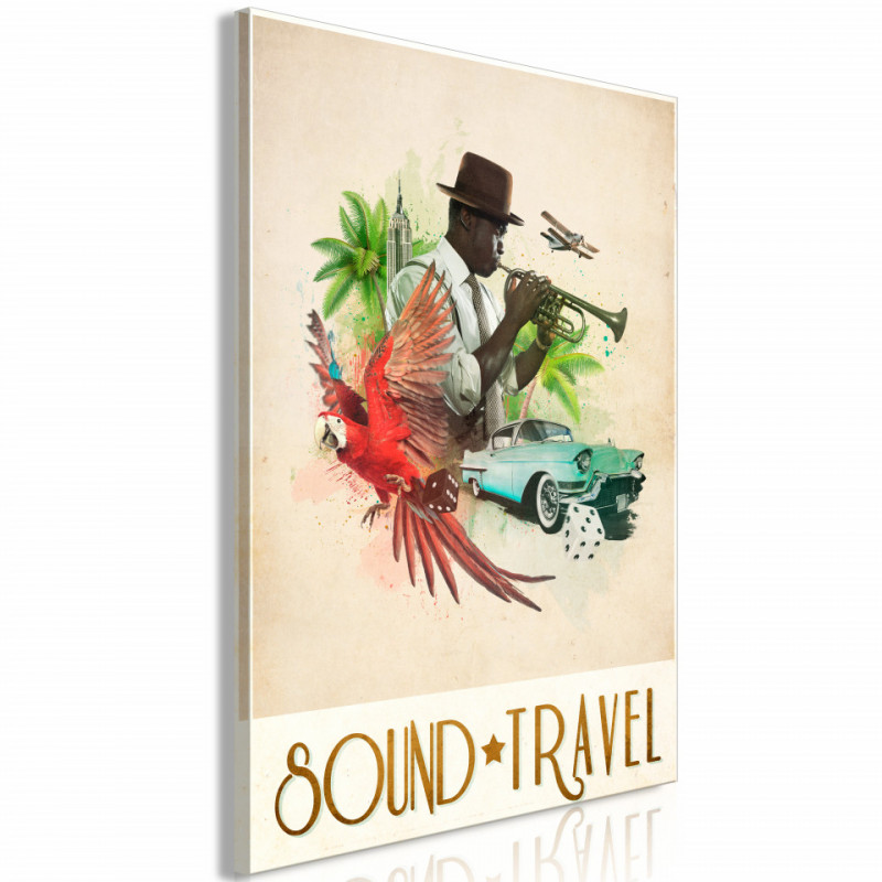 Tablou - Sound Travel (1 Part) Vertical