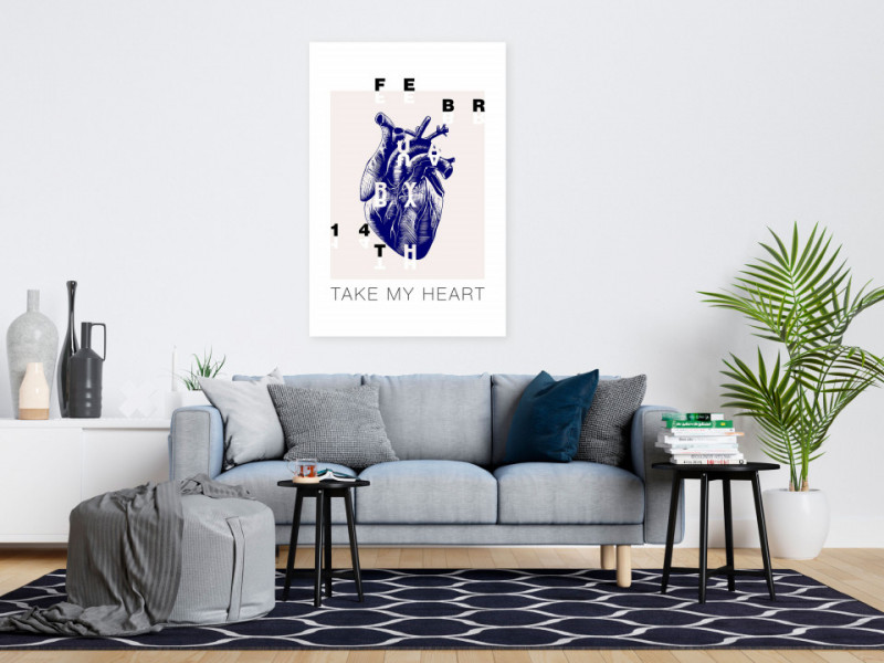 Tablou - Take My Heart (1 Part) Vertical