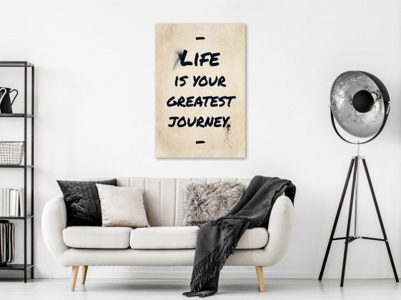 Tablou - Life is Your Greates Journey (1 Part) Vertical