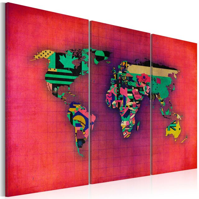 Tablou - The World is mine - triptych