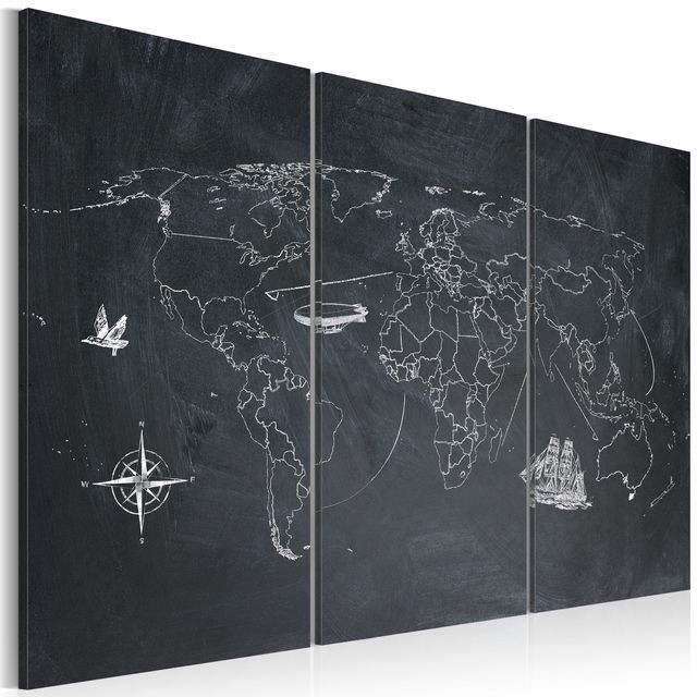 Tablou - Trip around the World - triptych