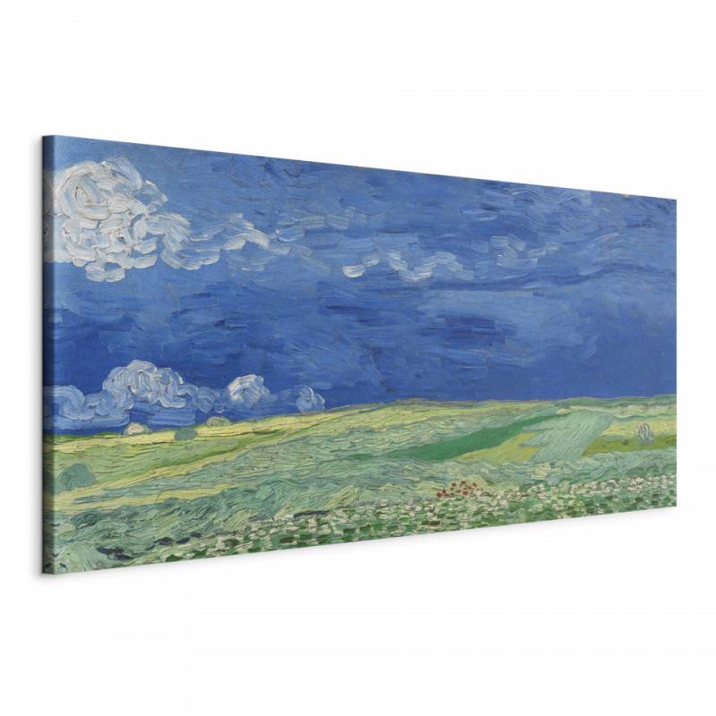 Tablou - Wheatfield under Thunderclouds