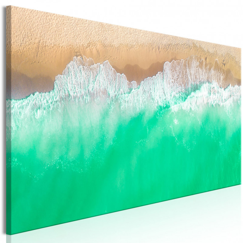 Tablou - Coast (1 Part) Narrow Green
