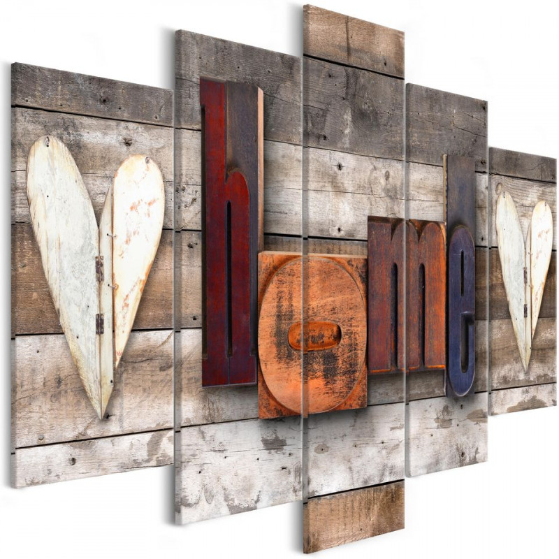 Tablou - Enchanted Cottage (5 Parts) Wide