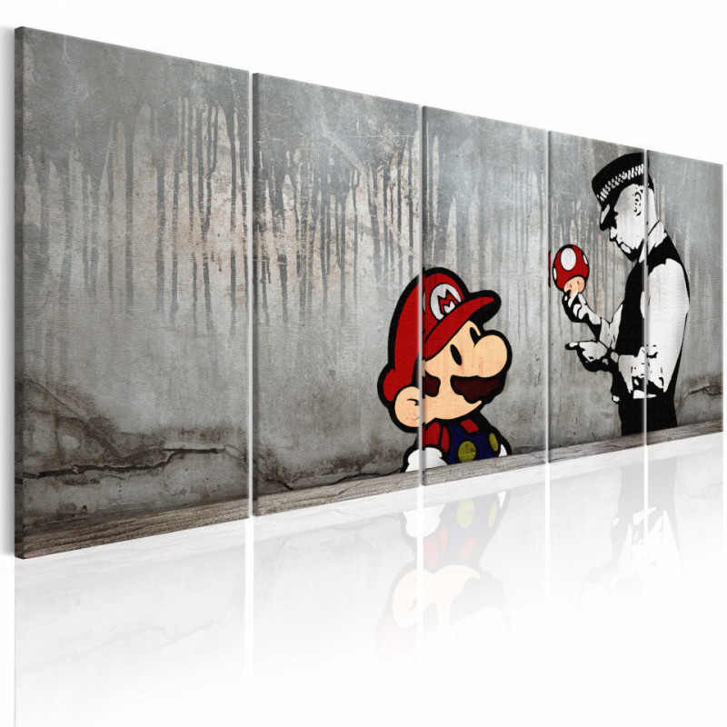 Tablou - Mario Bros on Concrete