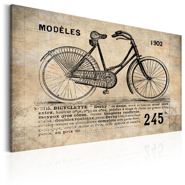Tablou - N° 1245 - Bicyclette