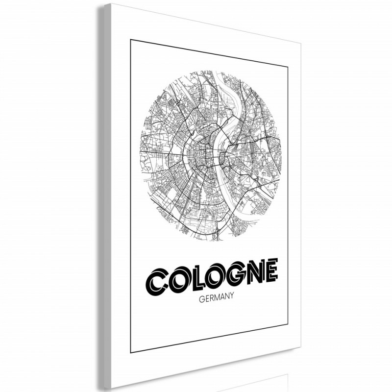 Tablou - Retro Cologne (1 Part) Vertical