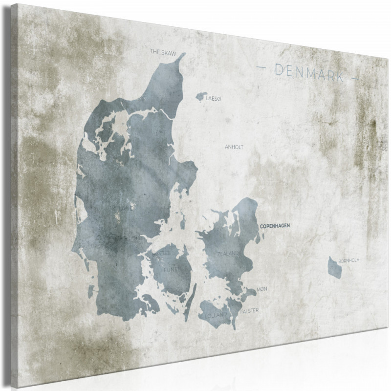 Tablou - Scandinavian Blue (1 Part) Wide