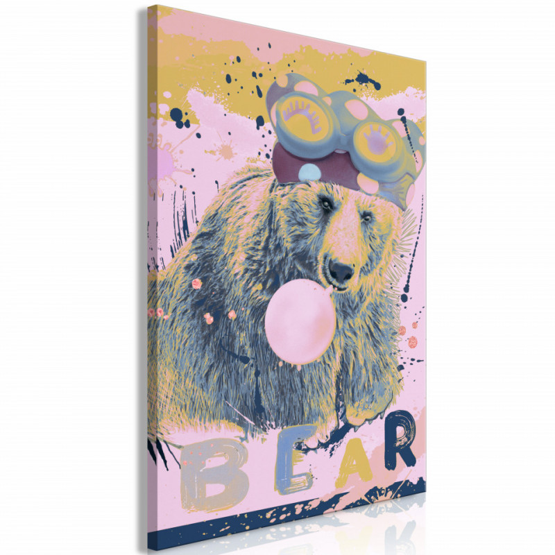 Tablou - Teddy Bear and Balloon (1 Part) Vertical
