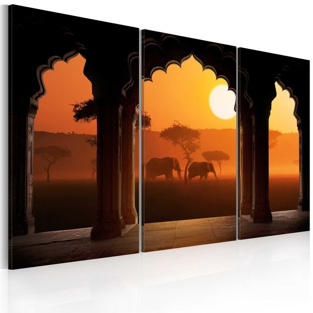 Tablou - The tranquillity of Africa - triptych