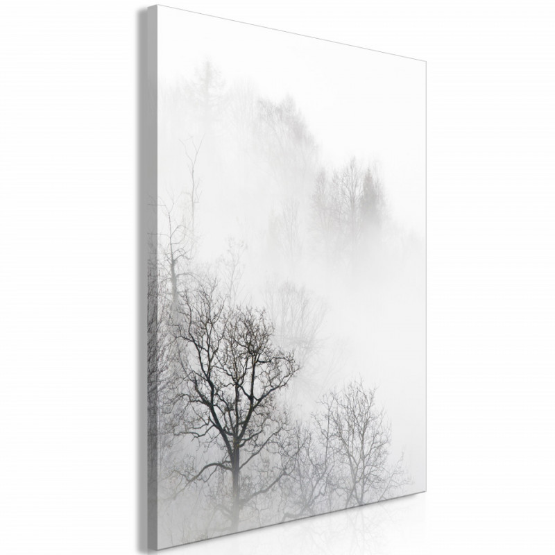 Tablou - Trees In The Fog (1 Part) Vertical