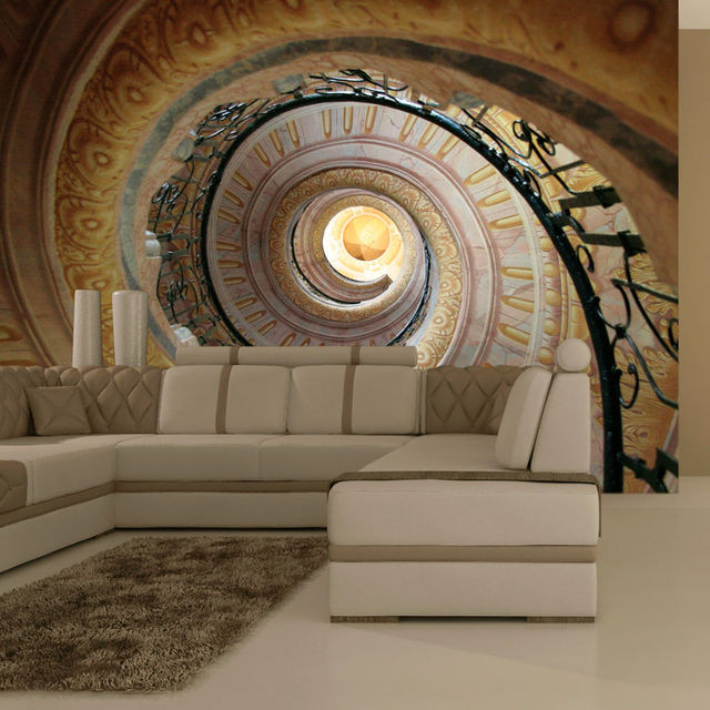 Fototapet - Decorative spiral stairs