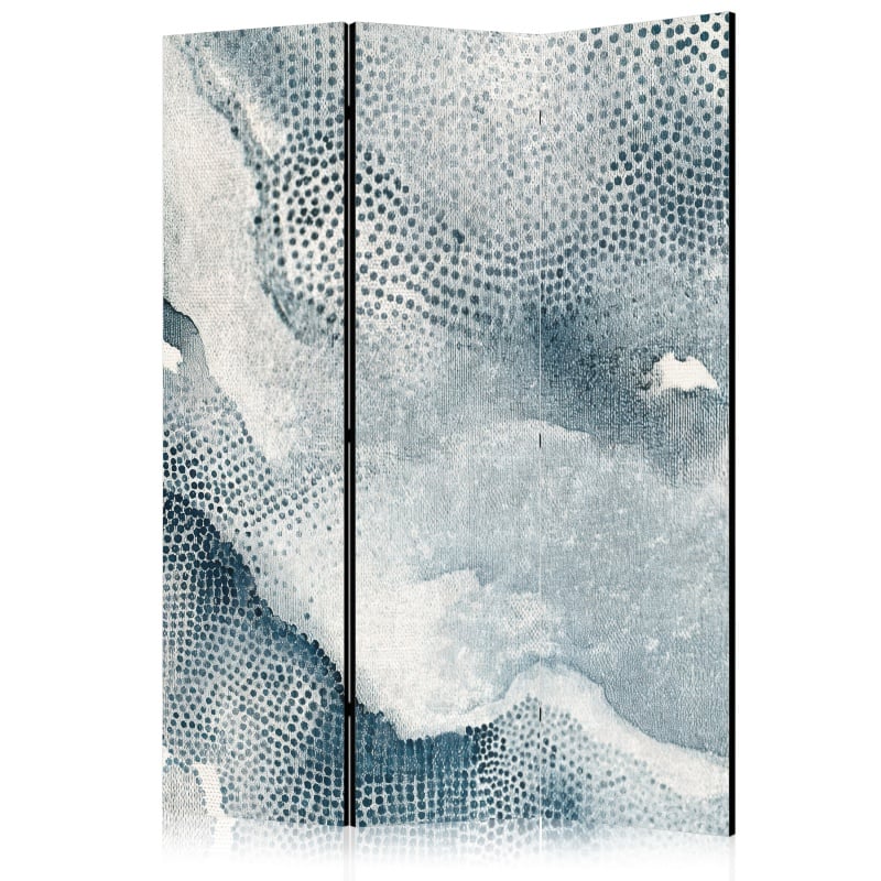 Paravan - Nautical lines - fine dot pattern in shades of blue