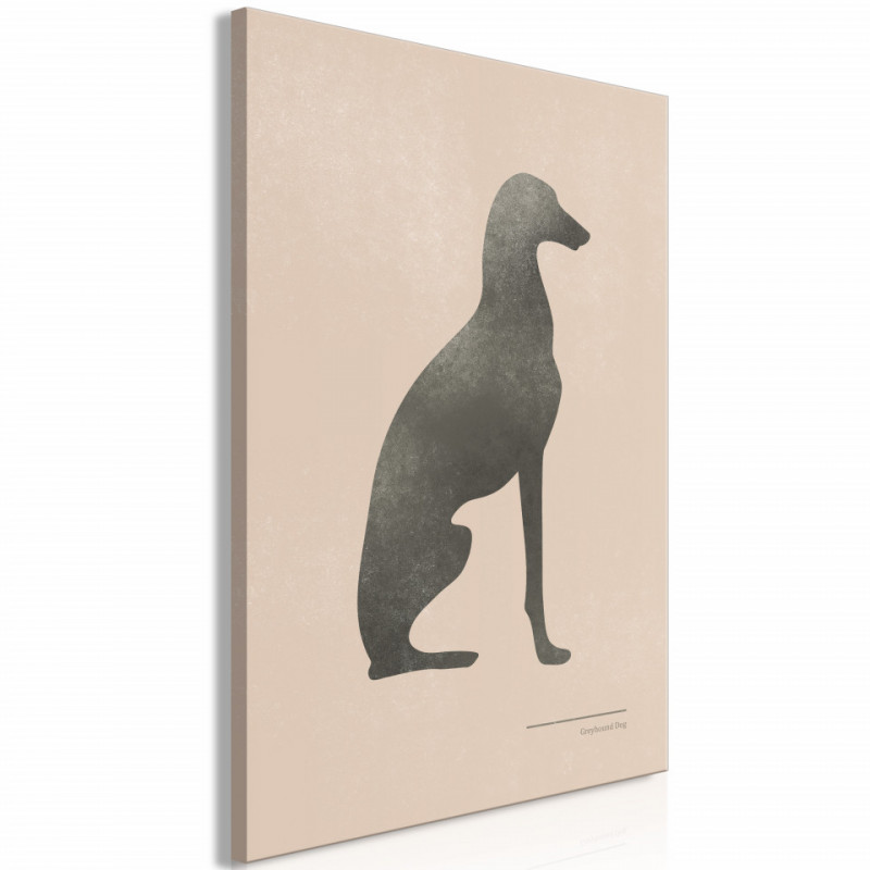 Tablou - Calm Greyhound (1 Part) Vertical