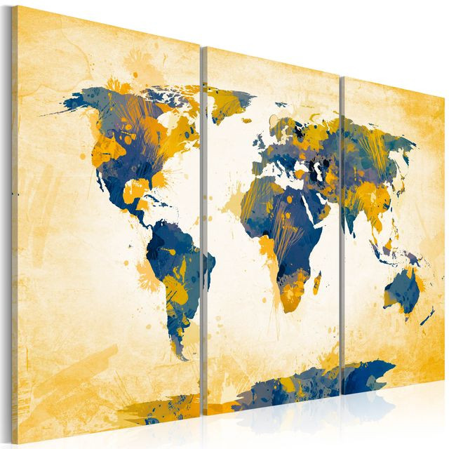 Tablou - Four corners of the World - triptych