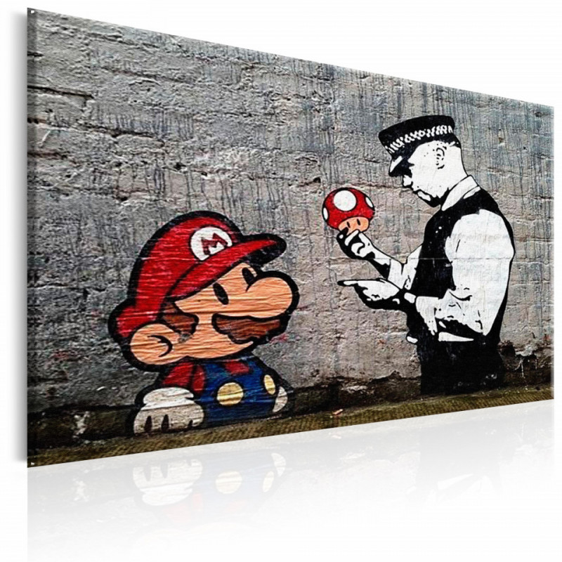 Tablou - Mario and Cop by Banksy