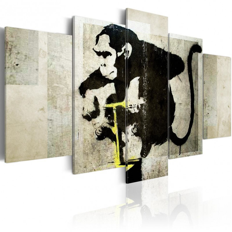 Tablou - Monkey TNT Detonator (Banksy)