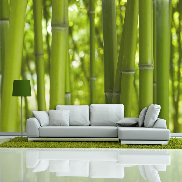 Fototapet - bamboo - green