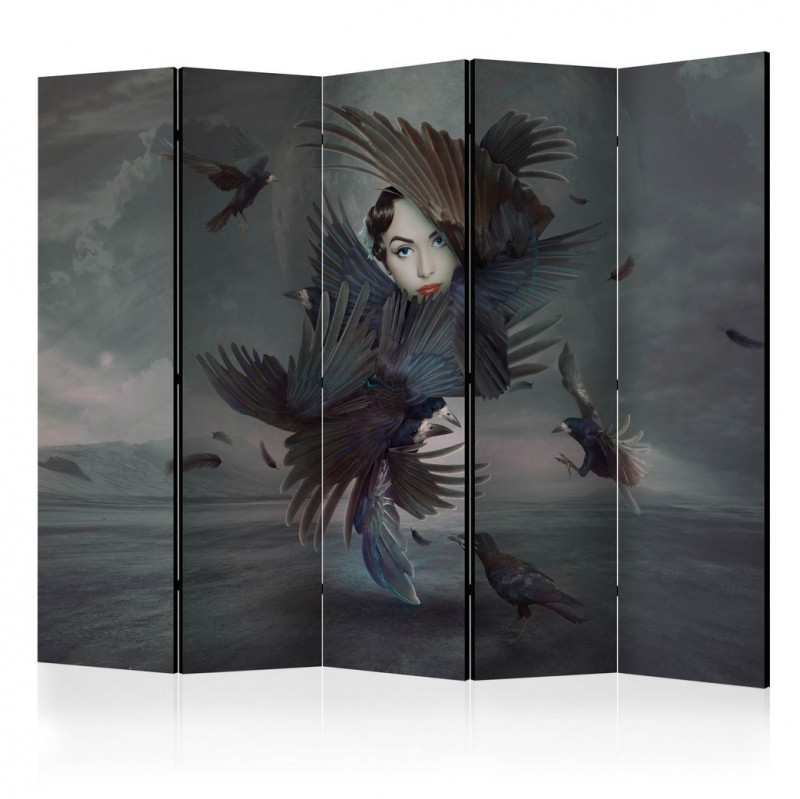 Paravan - Covered in feathers II [Room Dividers]