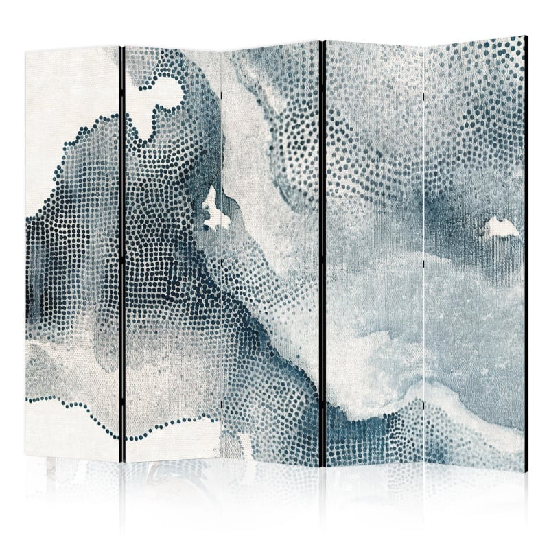Paravan - Maritime lines - subtle dot patterns in shades of blue
