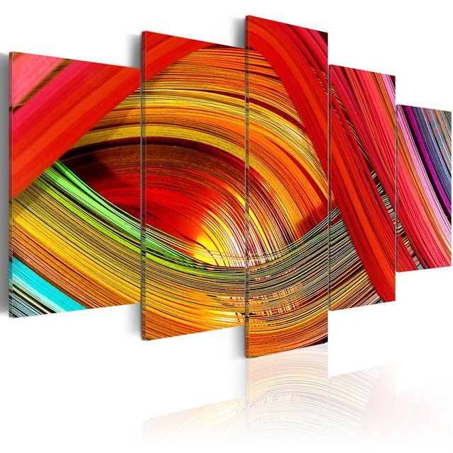 Tablou - Colorful strips abstraction