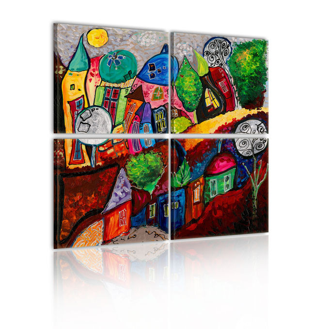 Tablou - Colourful city
