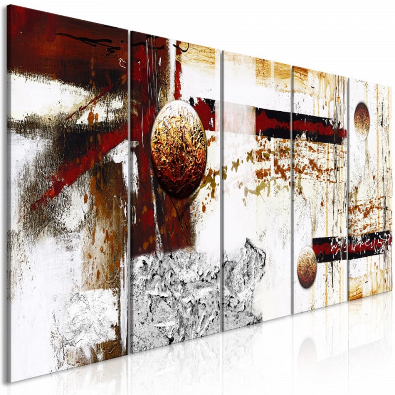 Tablou - Dynamics in Space (5 Parts) Narrow