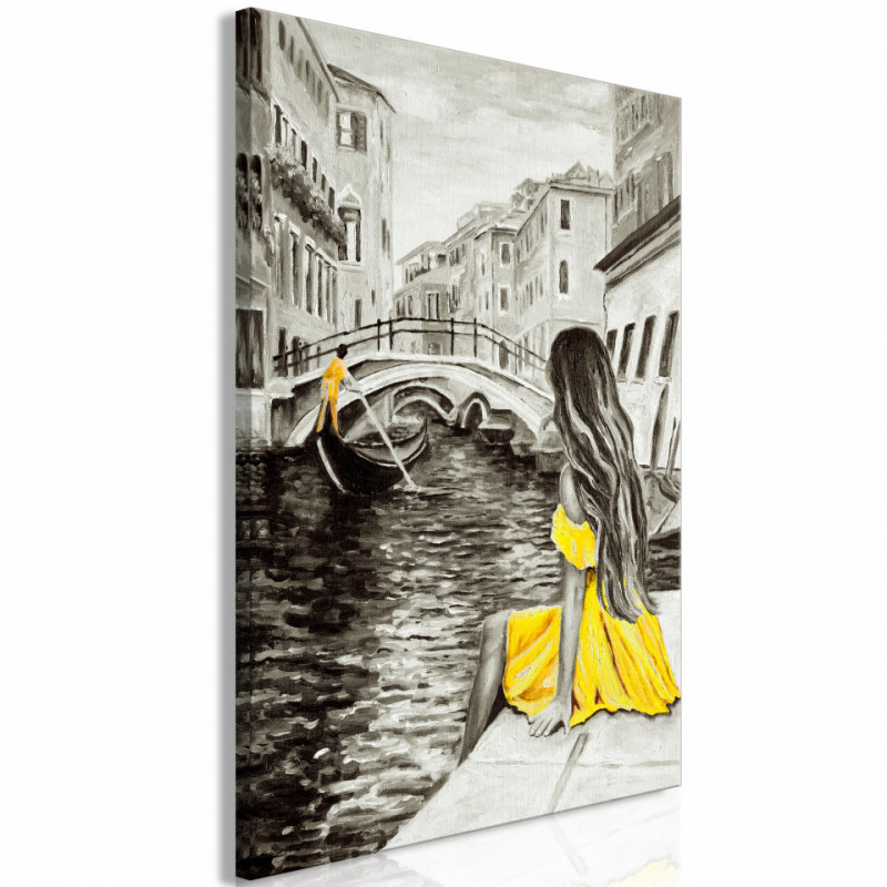 Tablou - Far Dreams (1 Part) Vertical Yellow