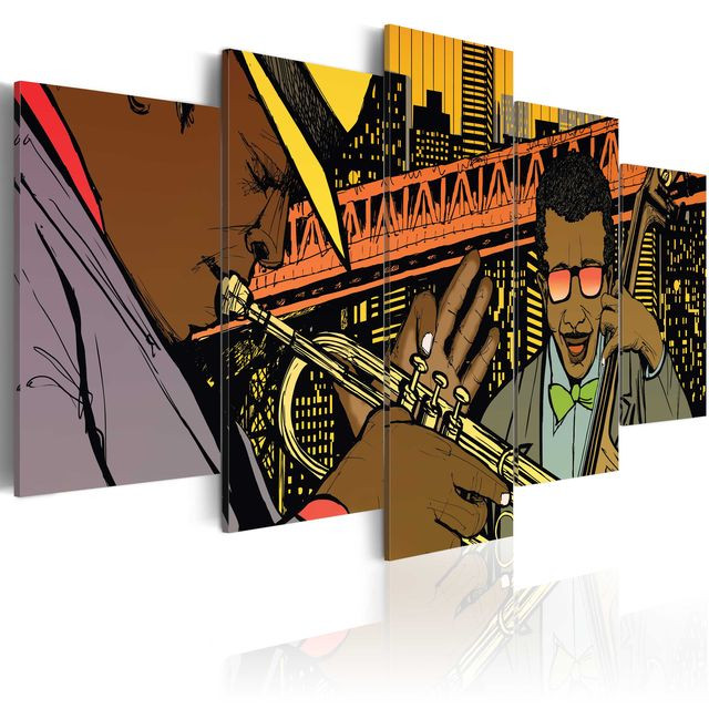 Tablou - Jazz in comic