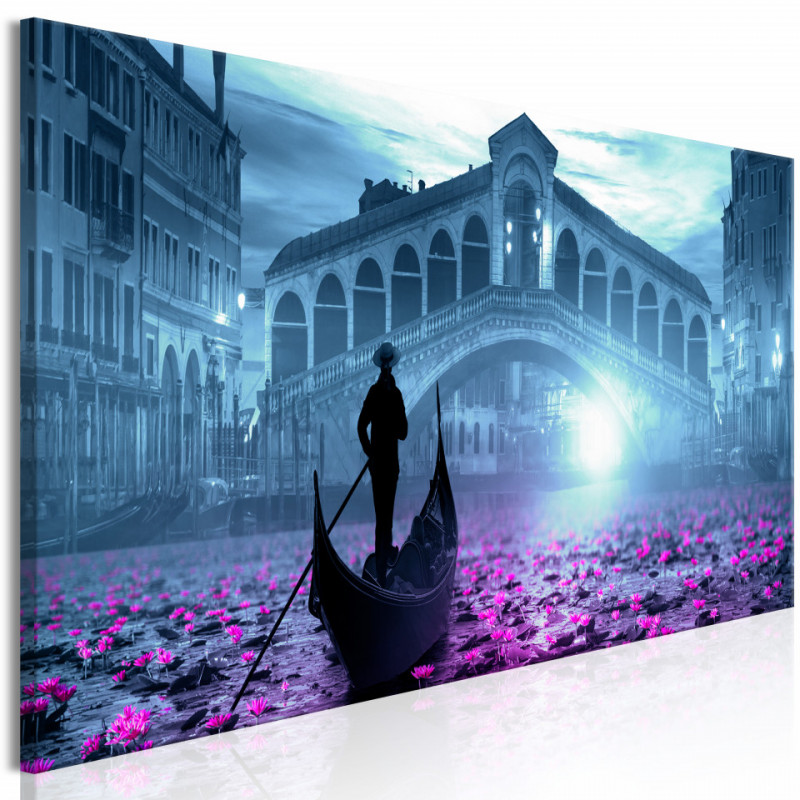Tablou - Magic Venice (1 Part) Narrow Blue