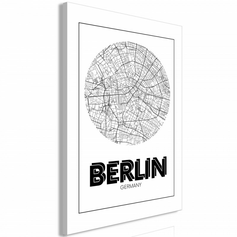 Tablou - Retro Berlin (1 Part) Vertical