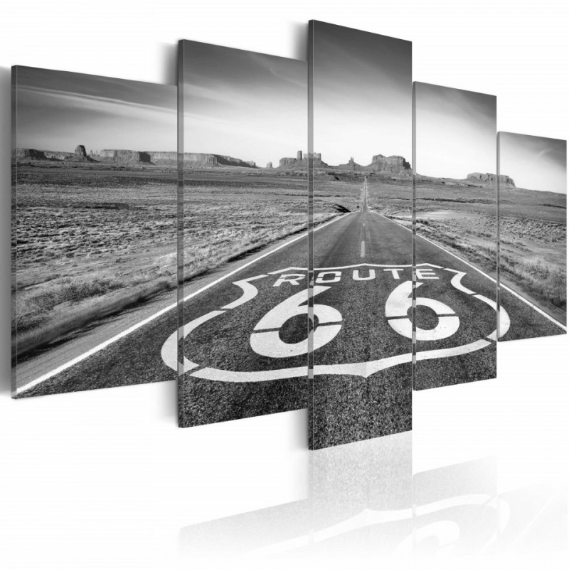 Tablou - Route 66 - black and white