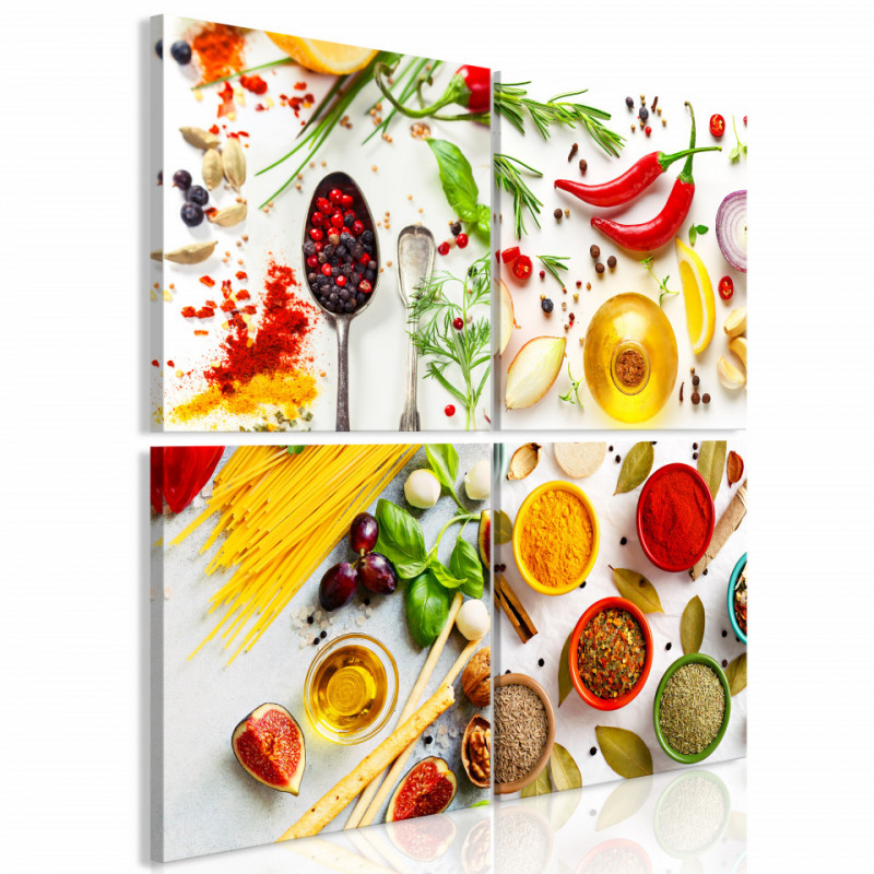 Tablou - Spices of the World (4 Parts)