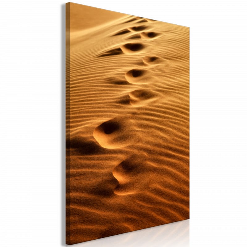 Tablou - Traces on the Sand (1 Part) Vertical