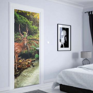 Deer In Forest Photo Wallpaper Wall Mural - Img 21