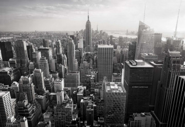Empire State Building – Vedere de Ansamblu, Alb-Negru - Img 7