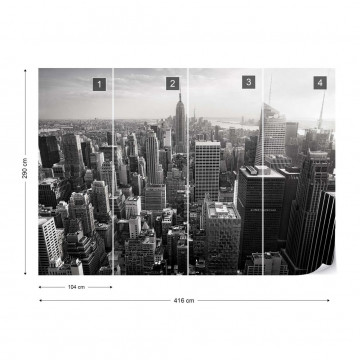 Empire State Building – Vedere de Ansamblu, Alb-Negru - Img 4